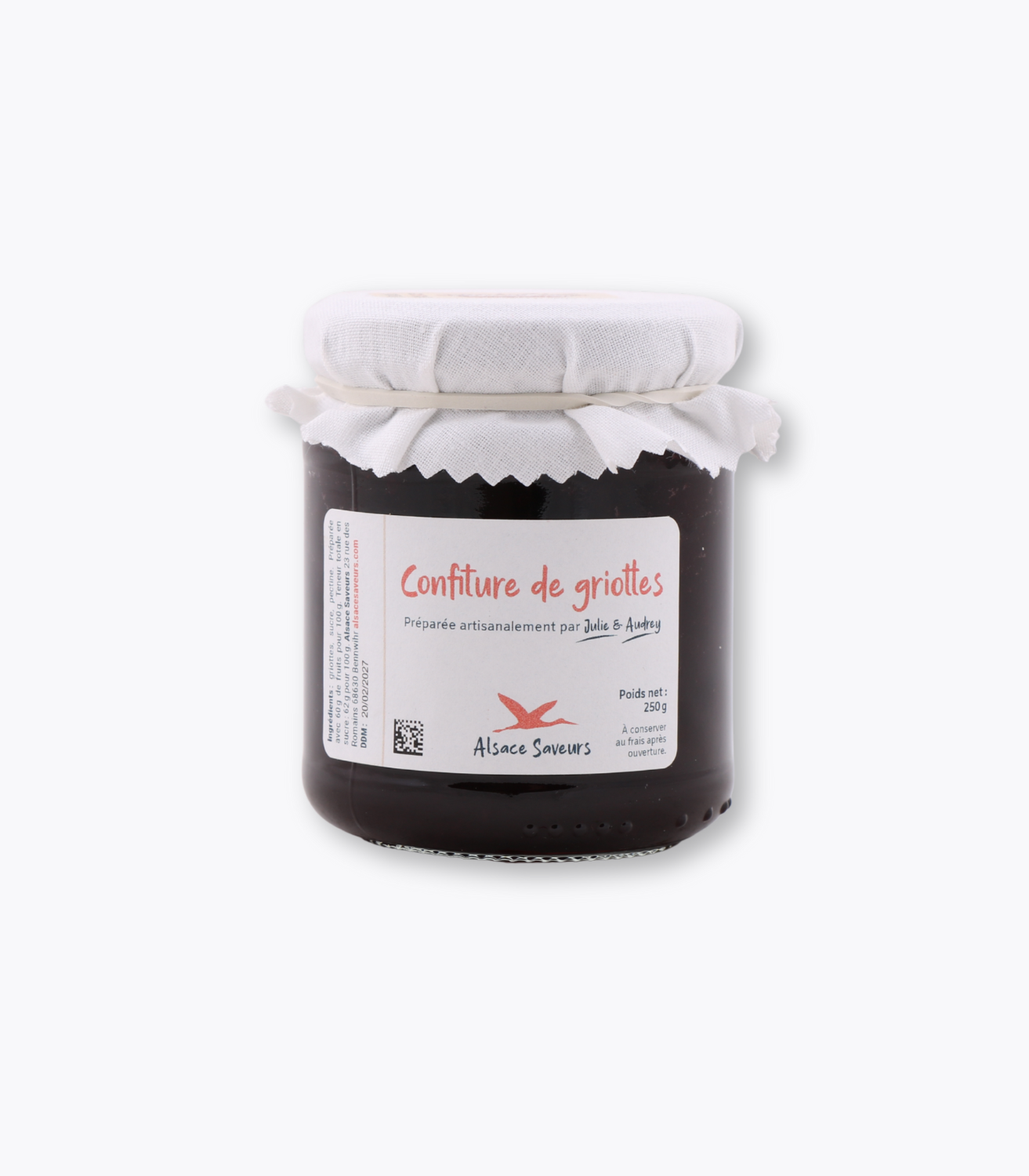 pot de confiture de griottes