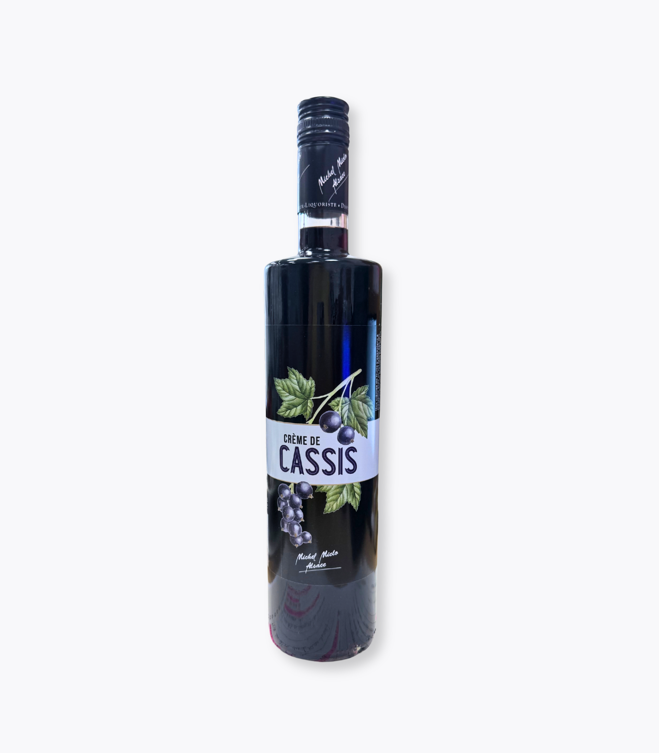 bouteille crème de cassis miclo