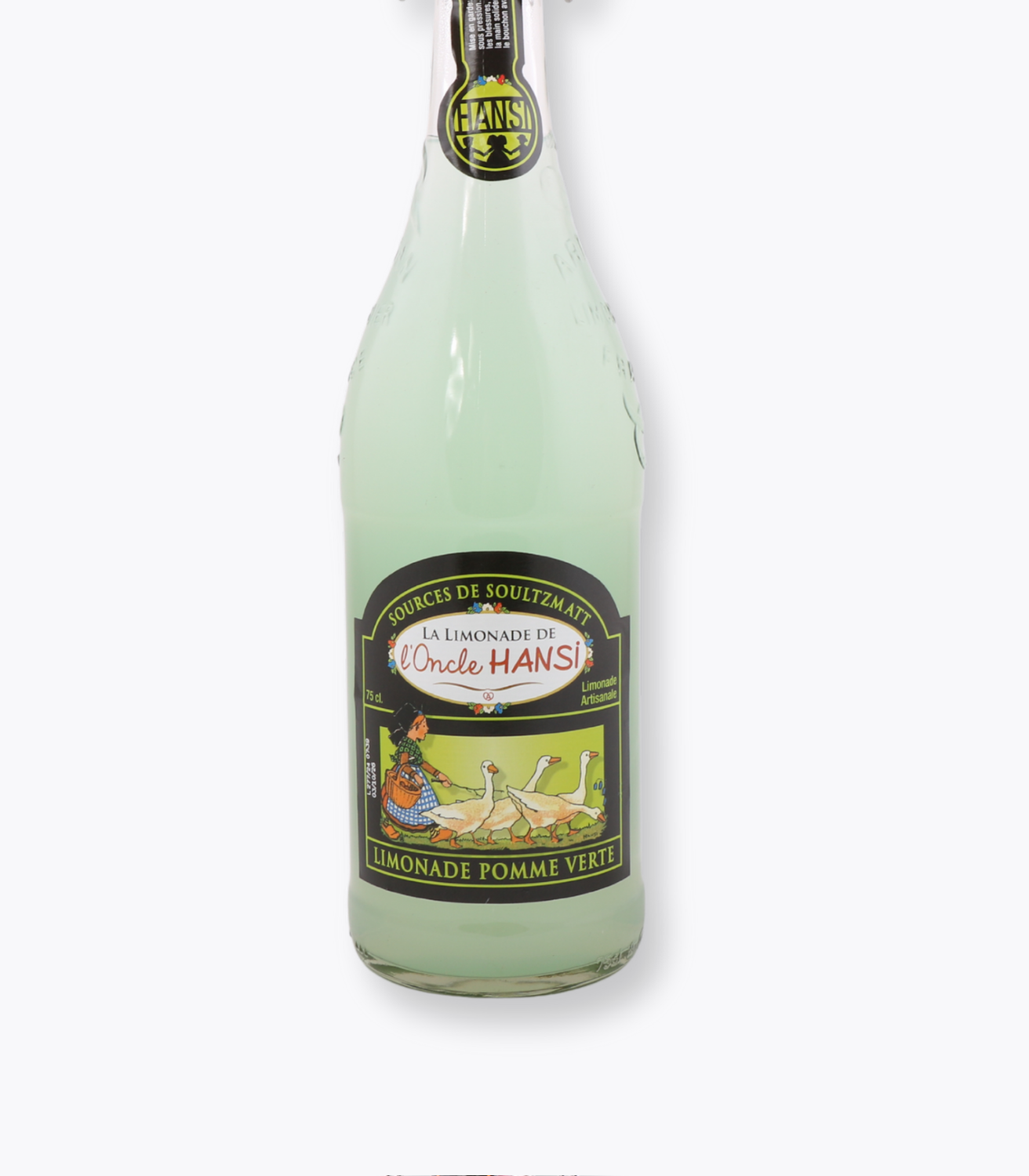 bouteille de limonade hansi pomme verte