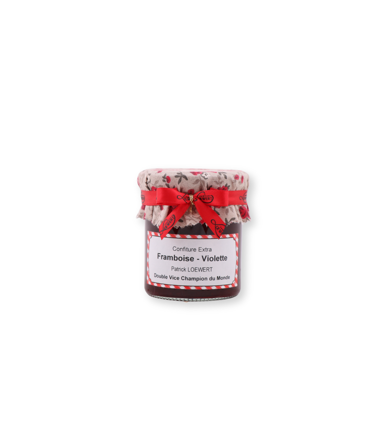 confiture framboise violette