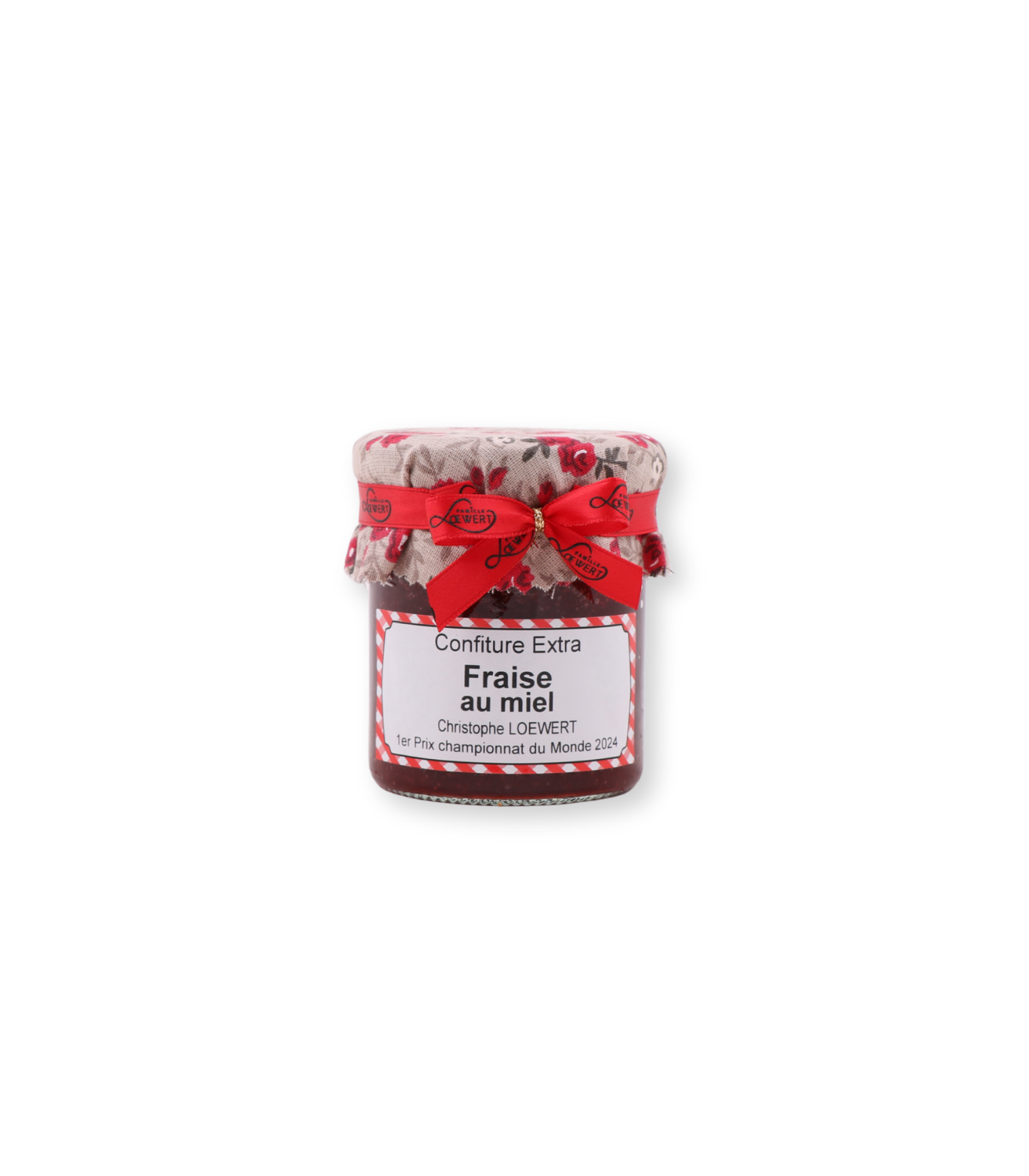 confiture fraise au miel