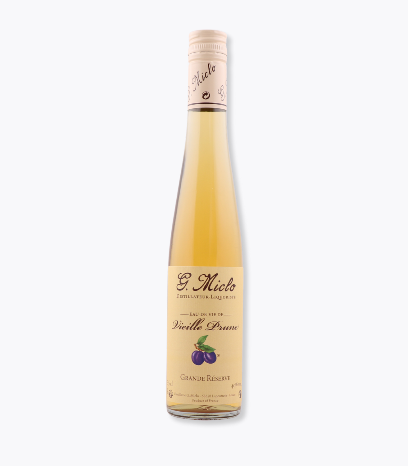 eau de vie de vieille prune miclo