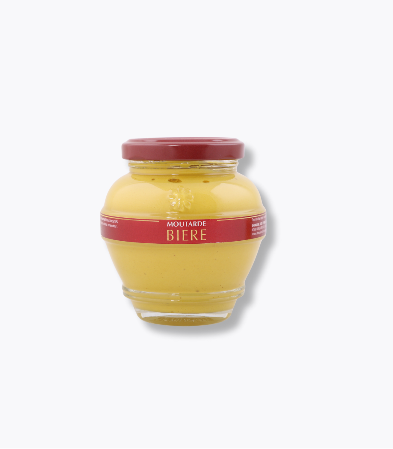 pot de moutarde à la bière domaine des terres rouges 200g
