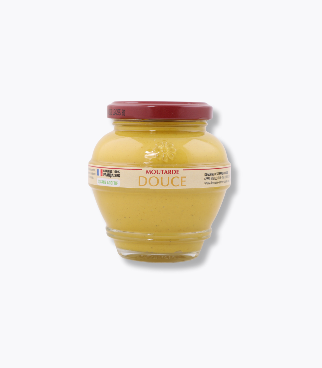 pot de moutarde douce domaine des terres rouges 200g