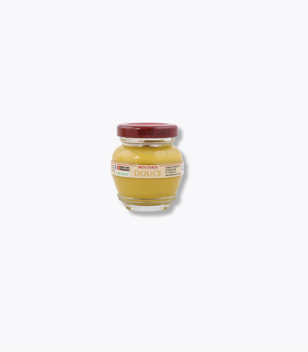 pot de moutarde douce domaine des terres rouges 200g