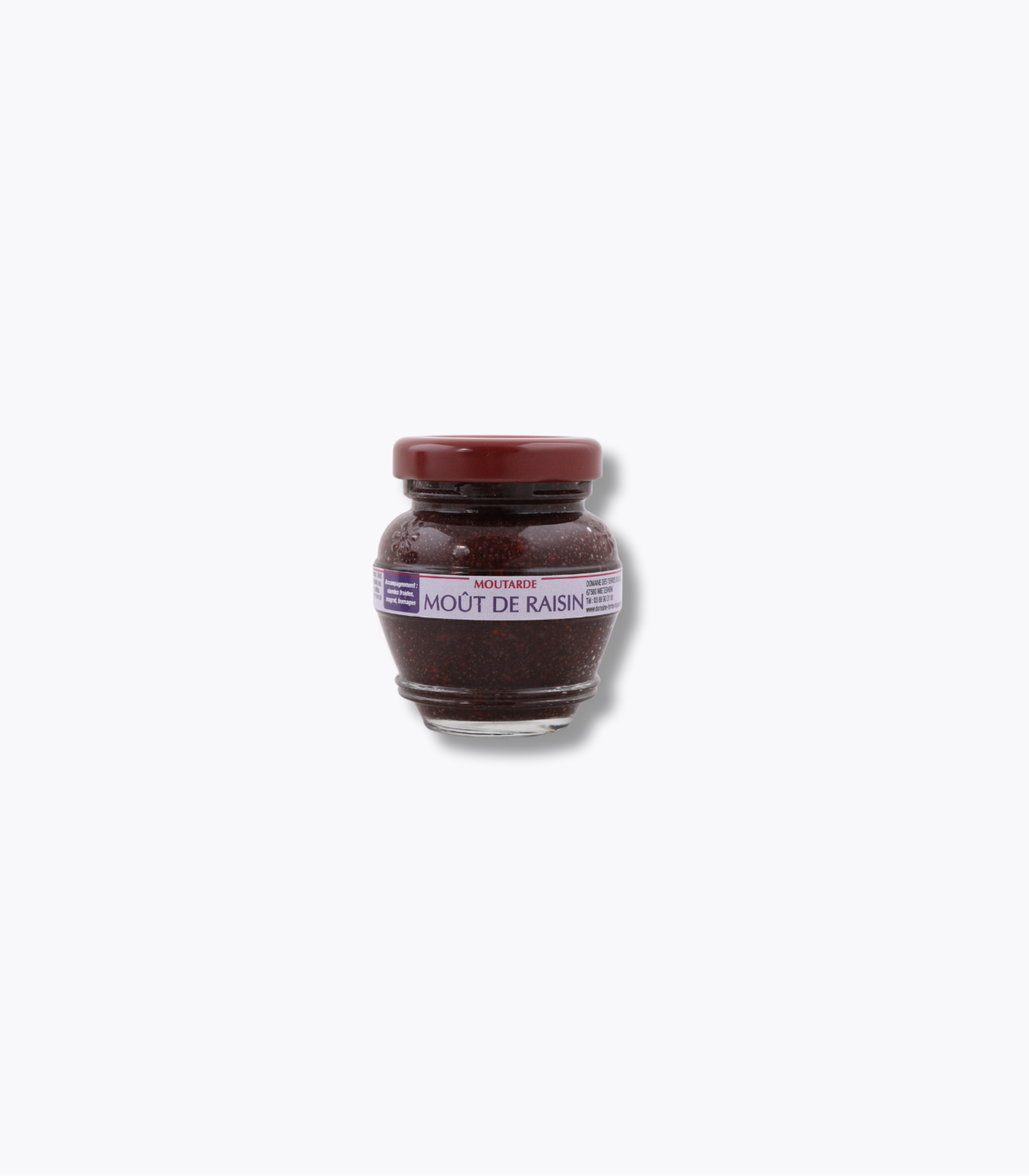 pot de moutarde au moût de raisin domaine des terres rouges 55g