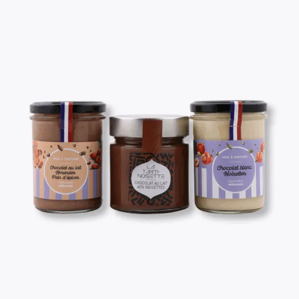 trio de pâtes à tartiner d'Alsace