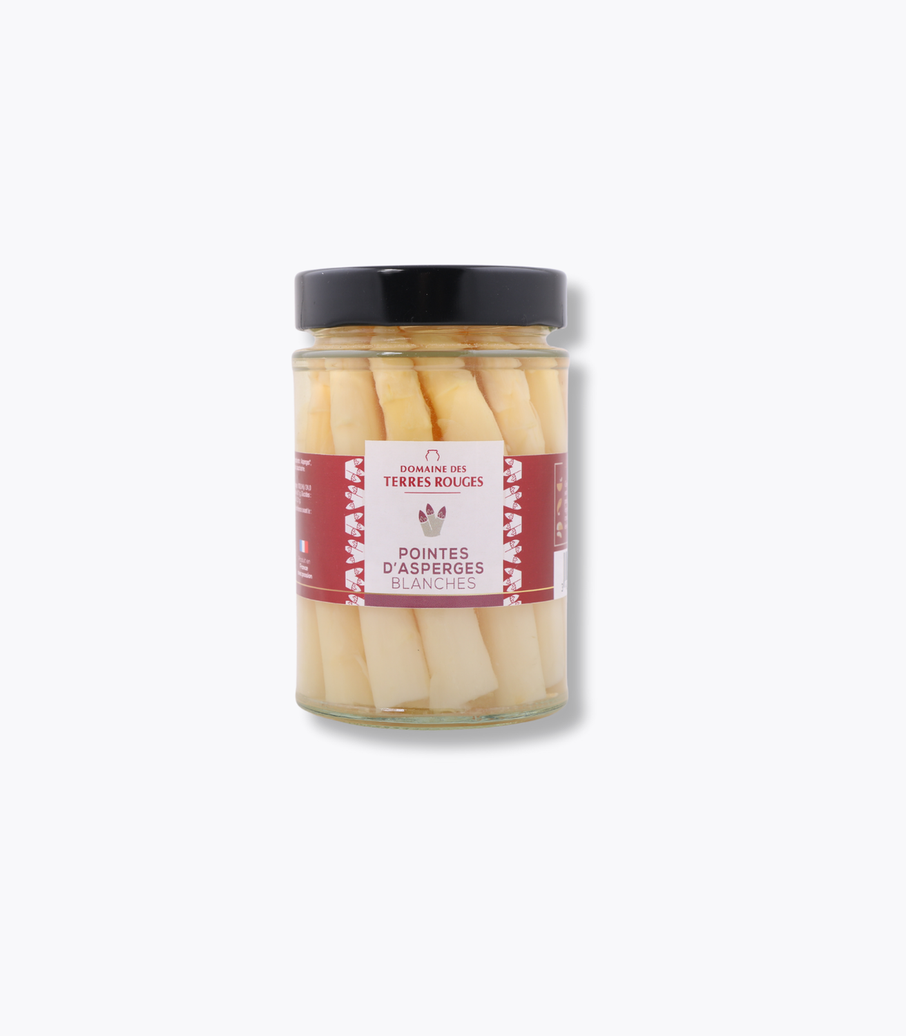 bocal de pointes d'asperges blanches