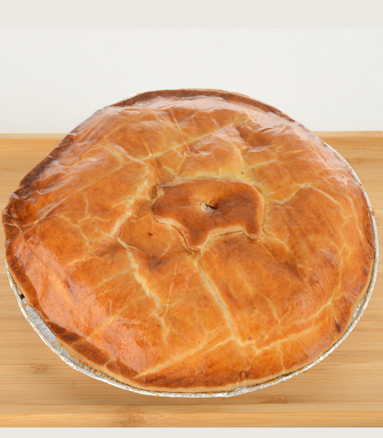 tourte vigneronne sur plateau
