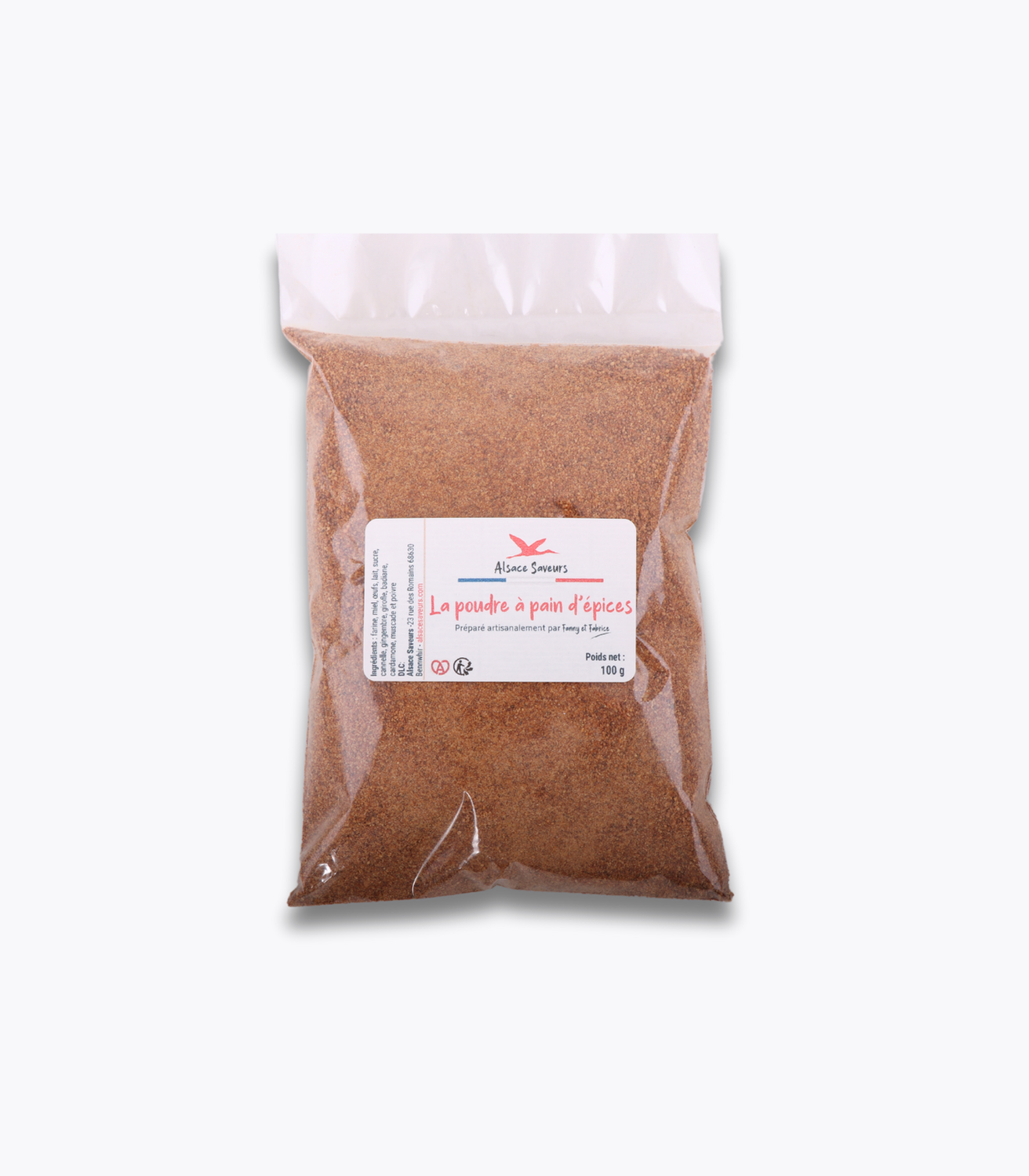 sachet de poudre à pain d'épices