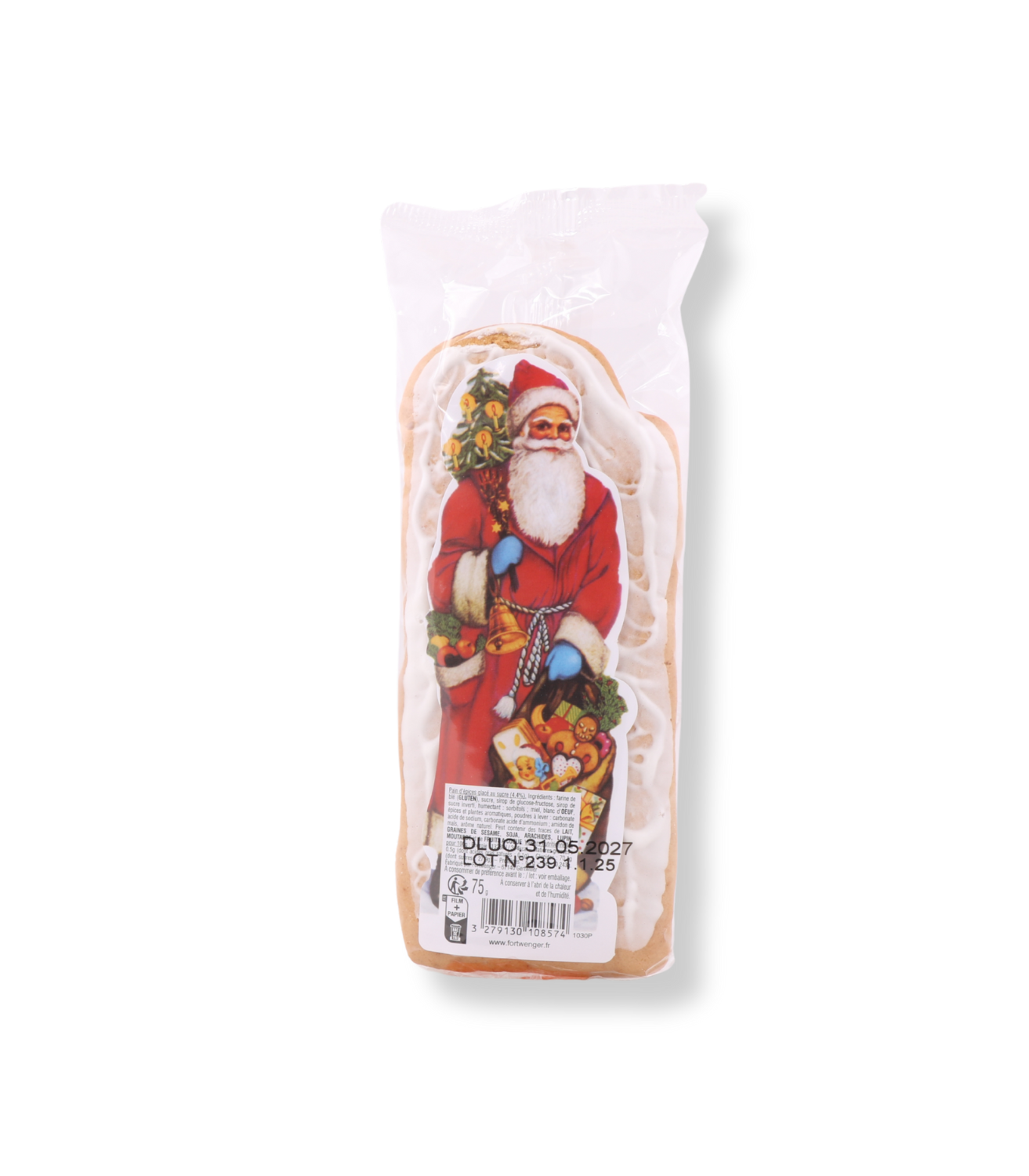 père noël en pain d'épices