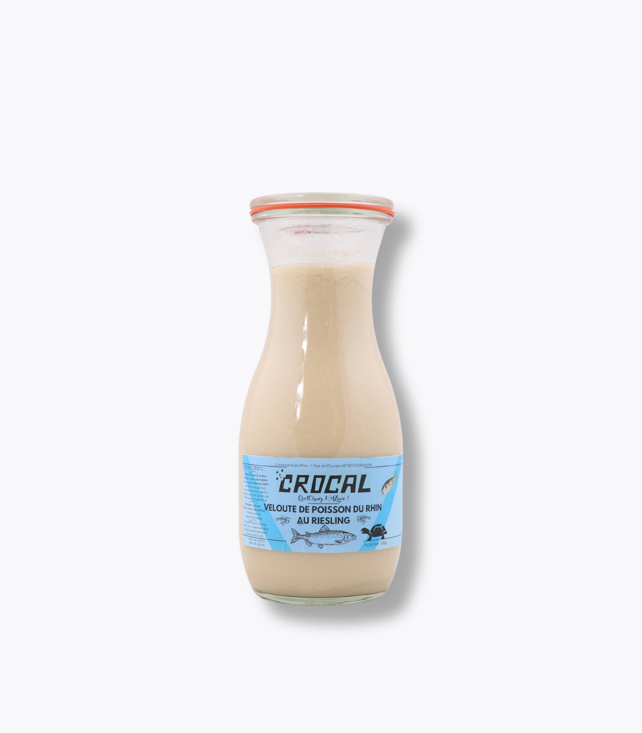 bocal de velouté de poisson d'eau douce