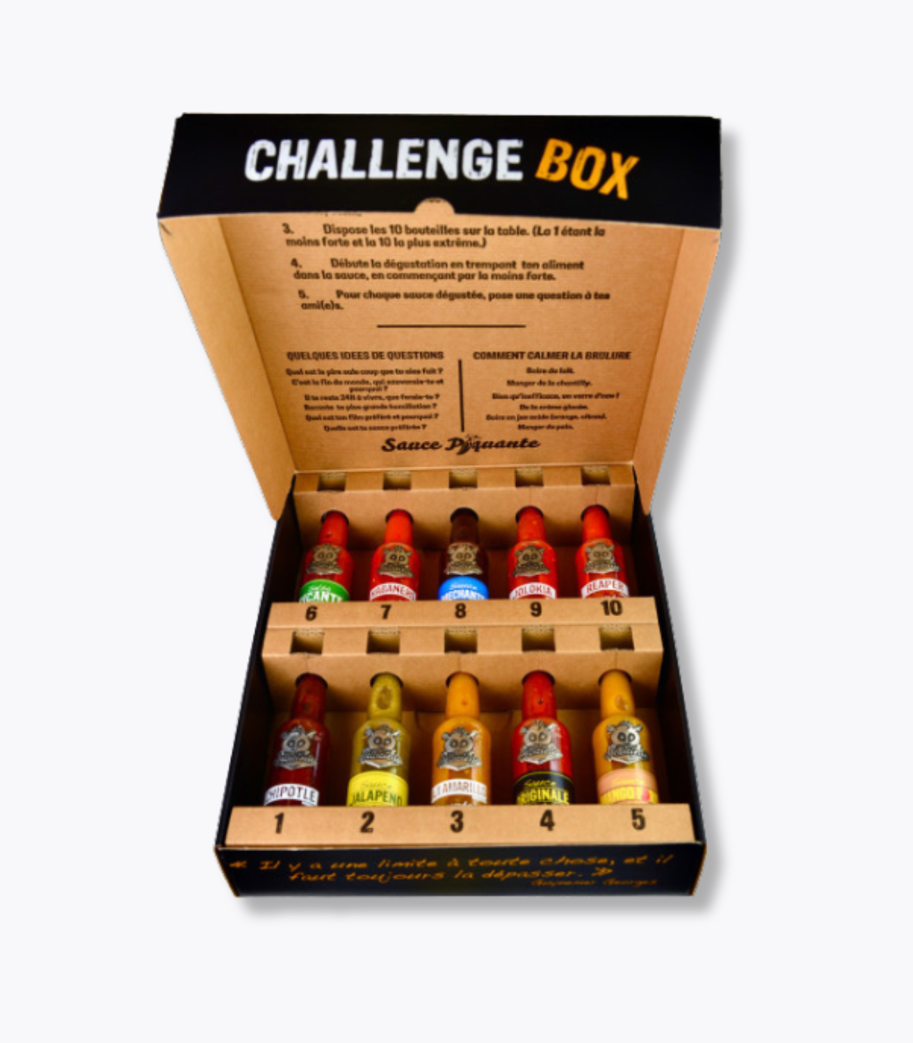 coffret challenge hot ones