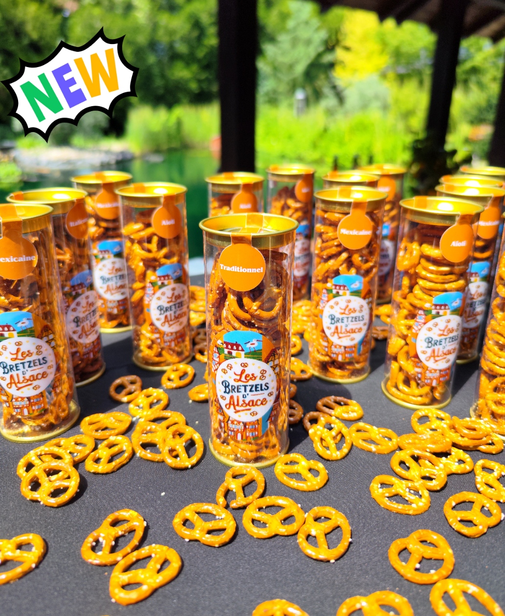 tubo mini bretzels saveurs